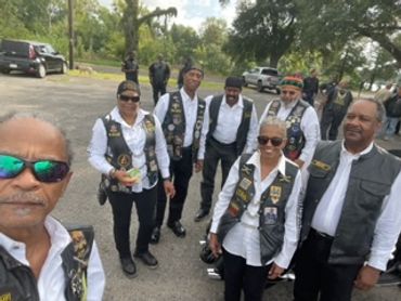 Chapter members at event